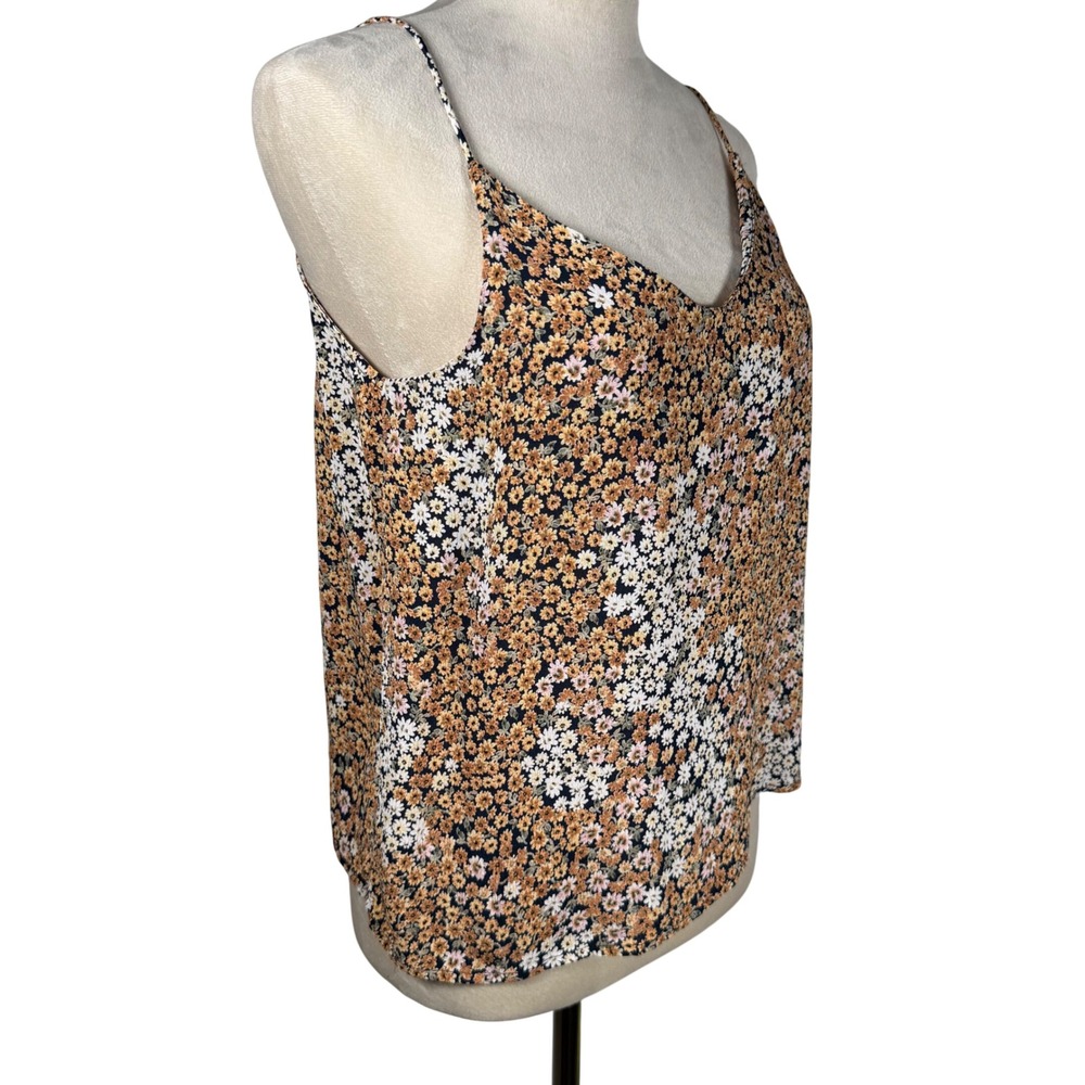 Cotton On Women's Small Ditsy Floral V-Neck Spaghettiโ Strap Cami Top